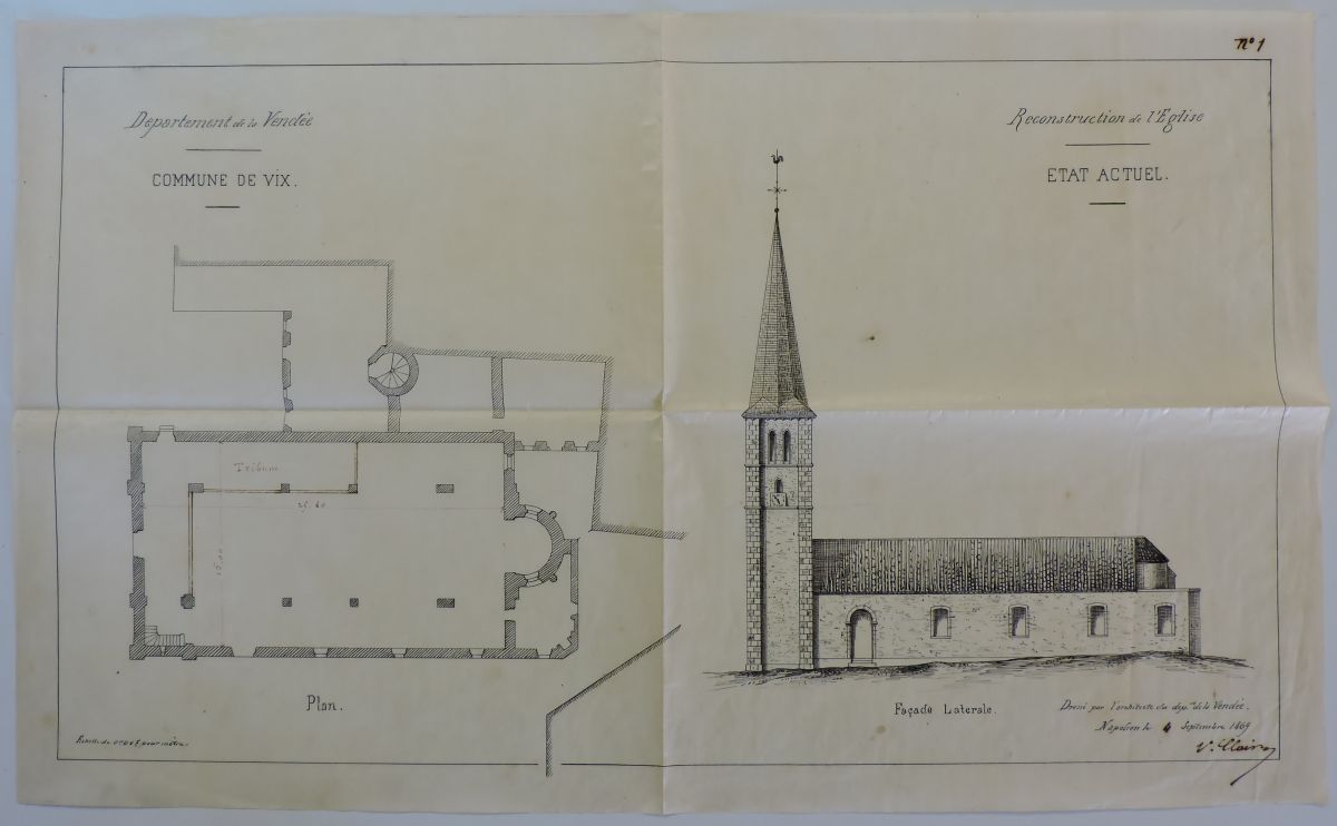 Eglise Notre-Dame de Vix (ancienne) (vestiges), abside