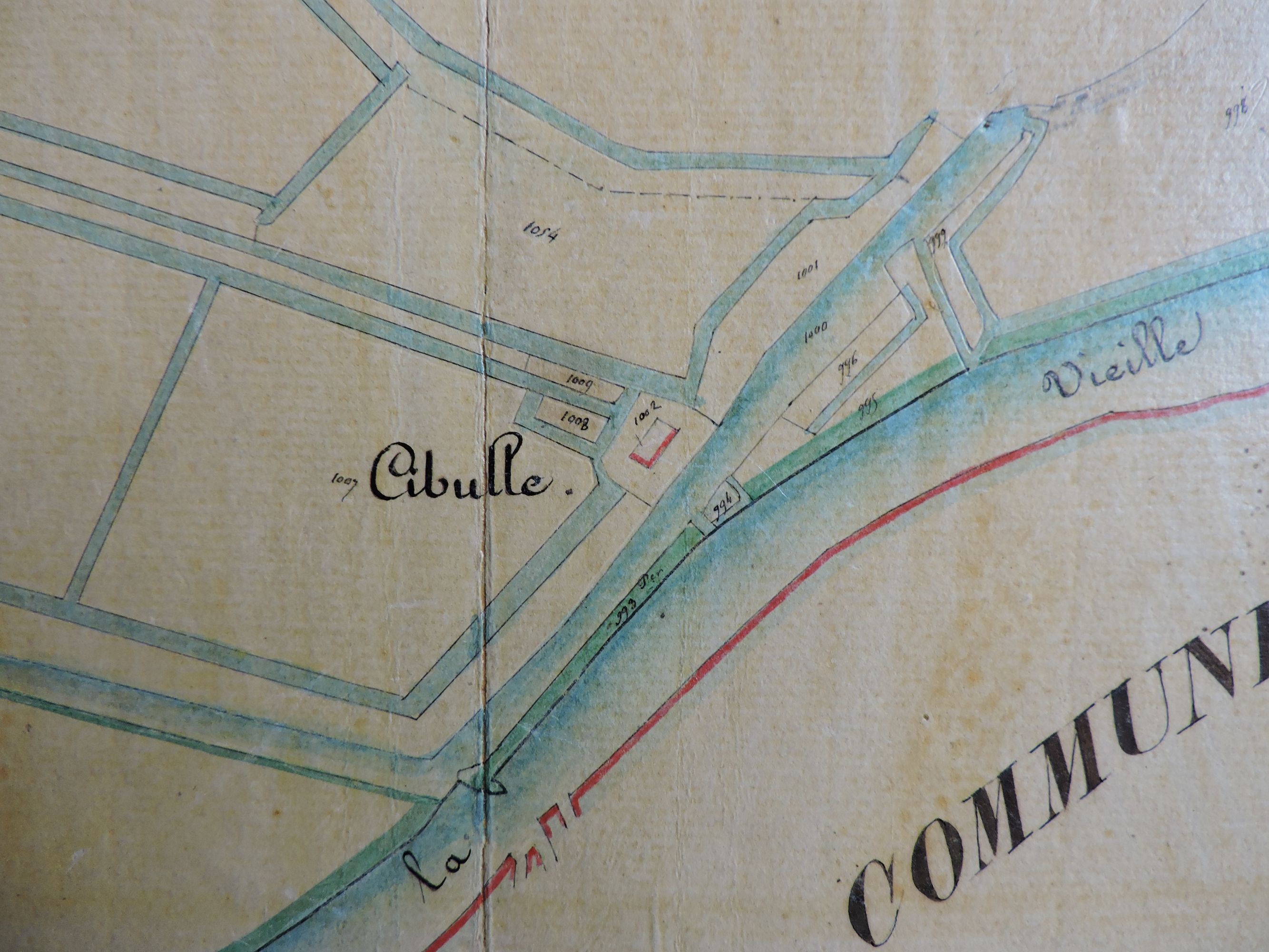 Aqueduc de la Grande Bernegoue ou de Cibule (disparu), digue, canal et bonde de Cibule, pont et bonde des Douves