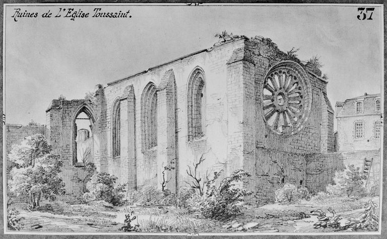 Abbaye Toussaint, actuellement bibliothèque municipale et musée David d'Angers