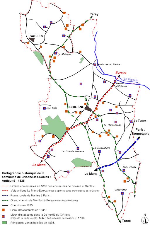 Briosne-lès-Sables, présentation de la commune