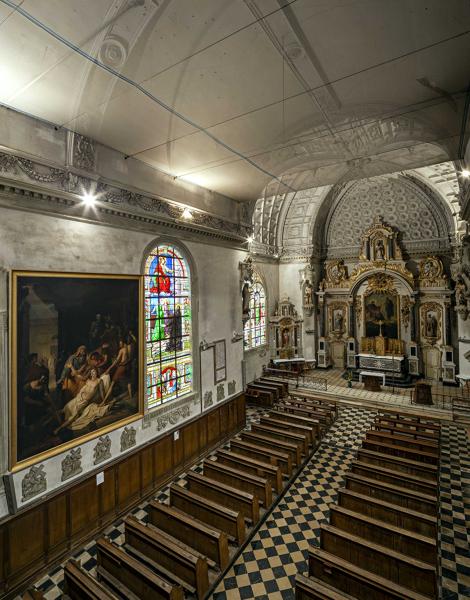 Chapelle de la Trinité, Couvent d'ursulines, actuellement Centre Culturel de la communauté de communes du pays de Château-Gontier, rue Horeau