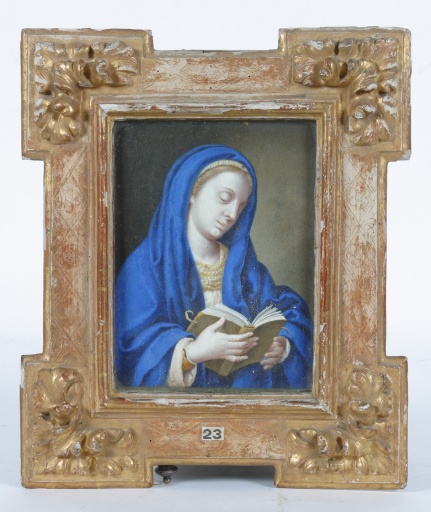 Tableau : Vierge au livre - Collection Robert-Glétron