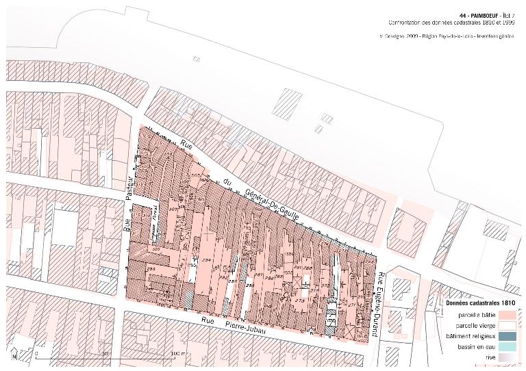 Îlot 7, rue du Général-De-Gaulle ; rue Pasteur ; rue Pierre-Jubau ; rue Eugène-Durand, Paimbœuf