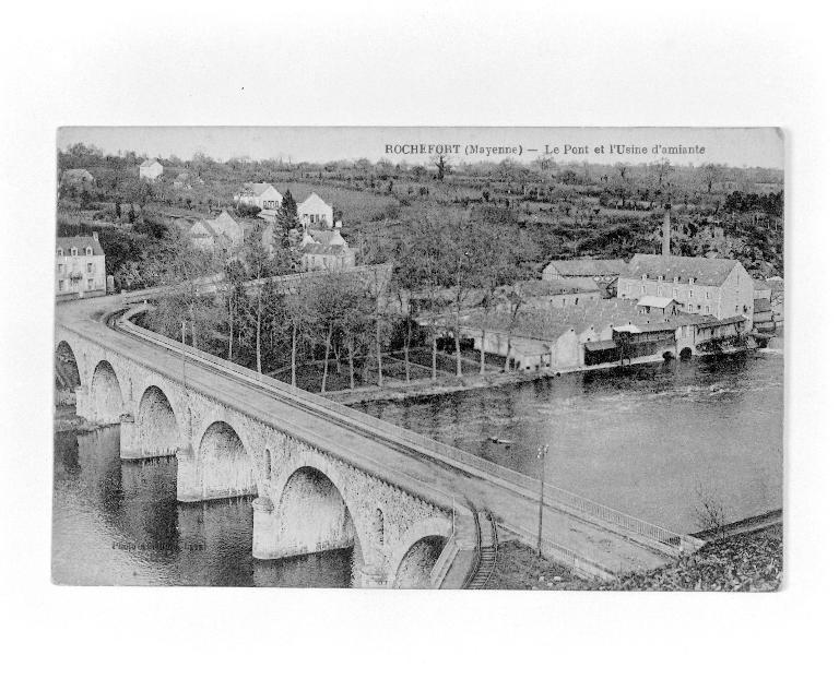 Moulin à farine, puis tissage, puis tissage et filature d'amiante dits usine d'amiante de Rochefort, puis usine de fabrication d'appareils de chauffage