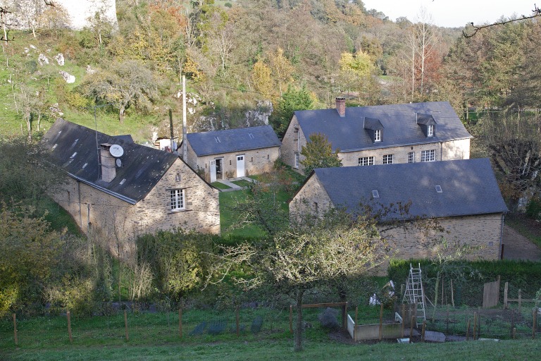 Moulin à farine, actuellement maison - le Moulin-de-Montguyon, Saulges