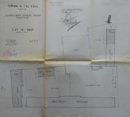 Projet d'agrandissement de l'école par Jean Salmas, avril 1964 : plan masse.