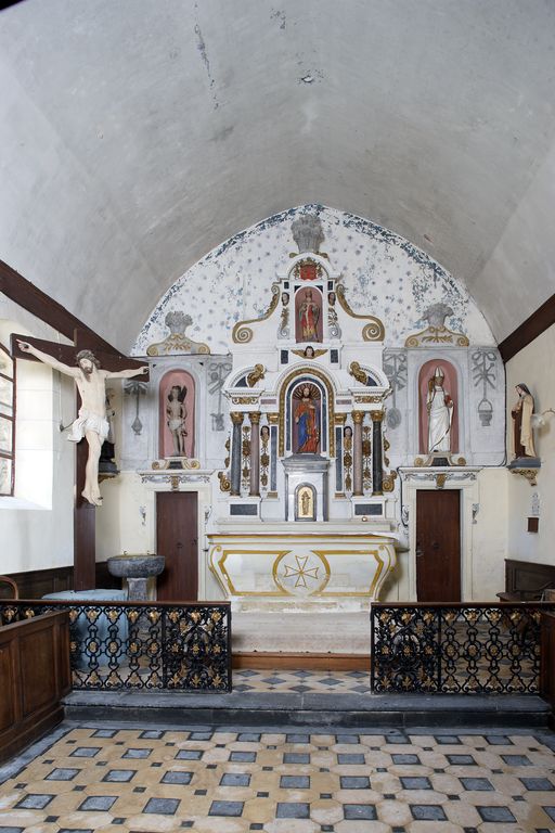 Retable du maître-autel - Église paroissiale Saint-Léger, Saint-Léger