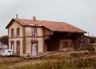 Gare ferroviaire de la ligne Mamers-Saint-Calais (détruite), avenue de Verdun, Connerré