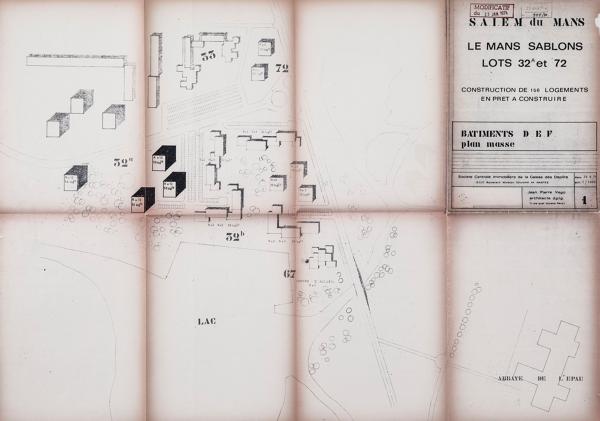 Immeubles et maisons individuelles du quartier des Sablons