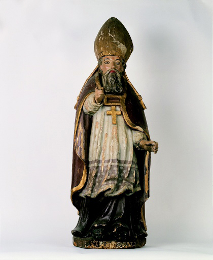 Statue : Saint Aubin (?) n° 1