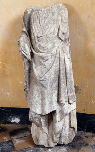 Statue : Vierge à l'enfant - Église paroissiale Saint-Louis, Blandouet