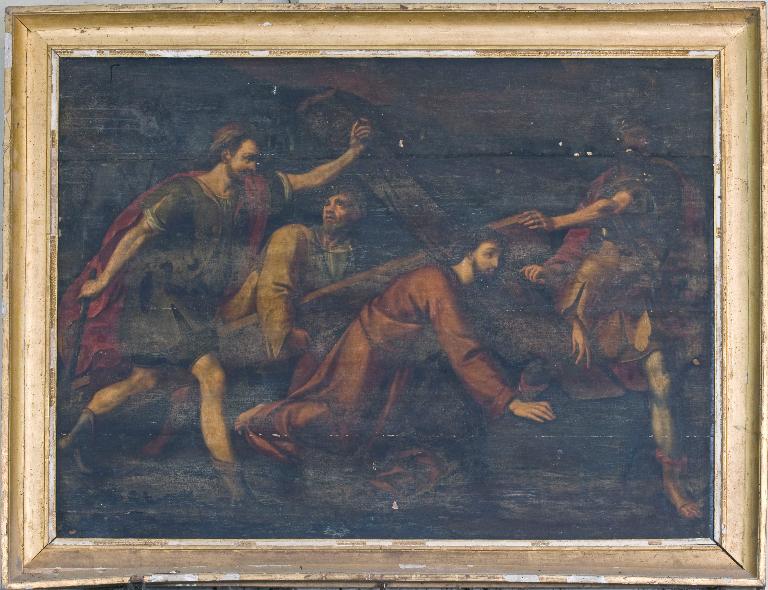 Tableau : montée au calvaire - Église paroissiale Notre-Dame-de-l'Assomption, La Rouaudière