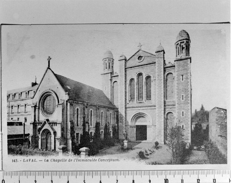 Chapelle dite grande chapelle, Institution de l'Immaculée Conception, Laval