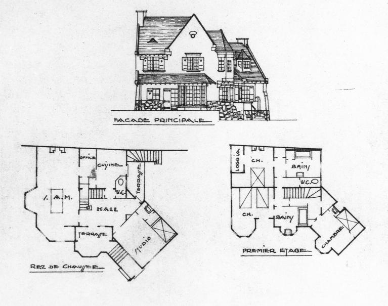 Maison dite villa balnéaire Saint-Corentin, 55 esplanade Benoit