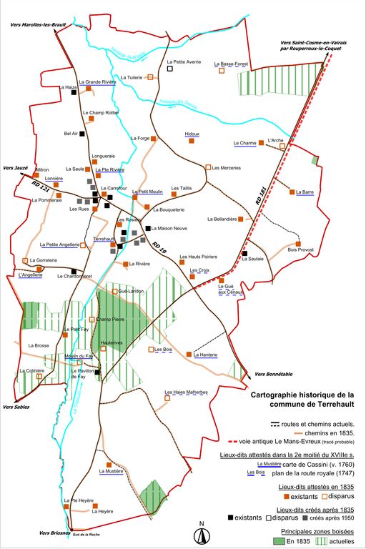 Terrehault : présentation de la commune