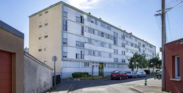 Maisons et immeubles du quartier de Saint-Pavin-des-Champs