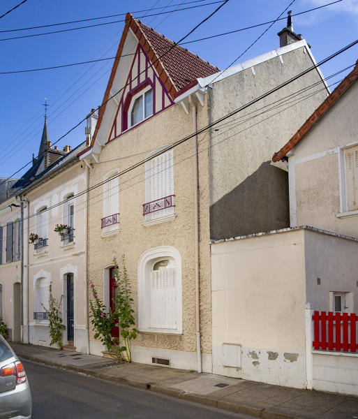 Maisons et immeubles du quartier de Saint-Pavin-des-Champs