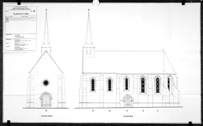 Chapelle, église Notre-Dame-la-Banche, place Notre-Dame-la-Blanche