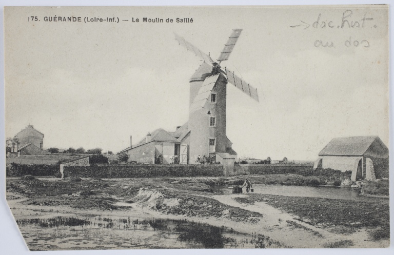 Moulin à farine dit Moulin de Saillé, Moulin de Leuvelay ou encore Moulin de Navalet, rue du Ber