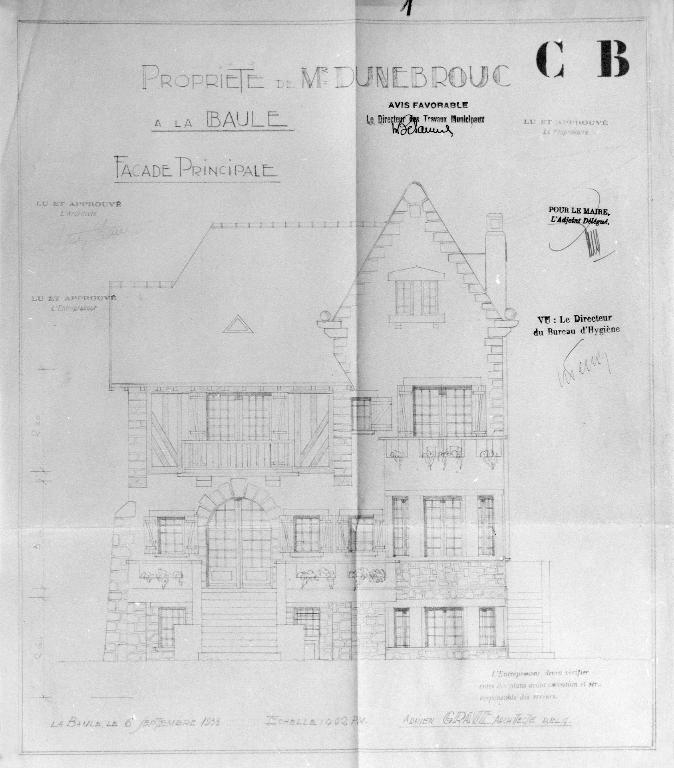 Maison dite villa balnéaire Ker Rozen puis le Sourire, 2 avenue Le-Dentu
