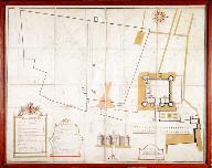 Plan partiel du parc en 1739. 