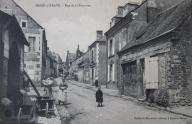 La rue de la Fontaine (actuellement rue du Docteur-Ferrien), carte postale du début du XXe siècle.