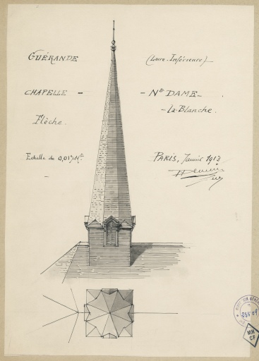 Chapelle, église Notre-Dame-la-Banche, place Notre-Dame-la-Blanche
