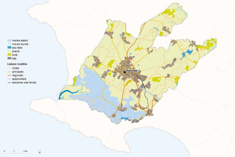 Guérande : présentation de la commune et de l'aire d'étude