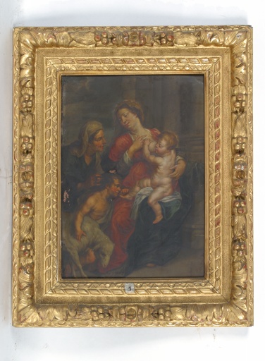 Tableau : Vierge à l'Enfant avec saint Elisabeth et saint Jean-Baptiste enfant - Collection Robert-Glétron