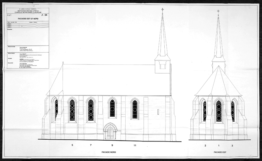 Chapelle, église Notre-Dame-la-Banche, place Notre-Dame-la-Blanche