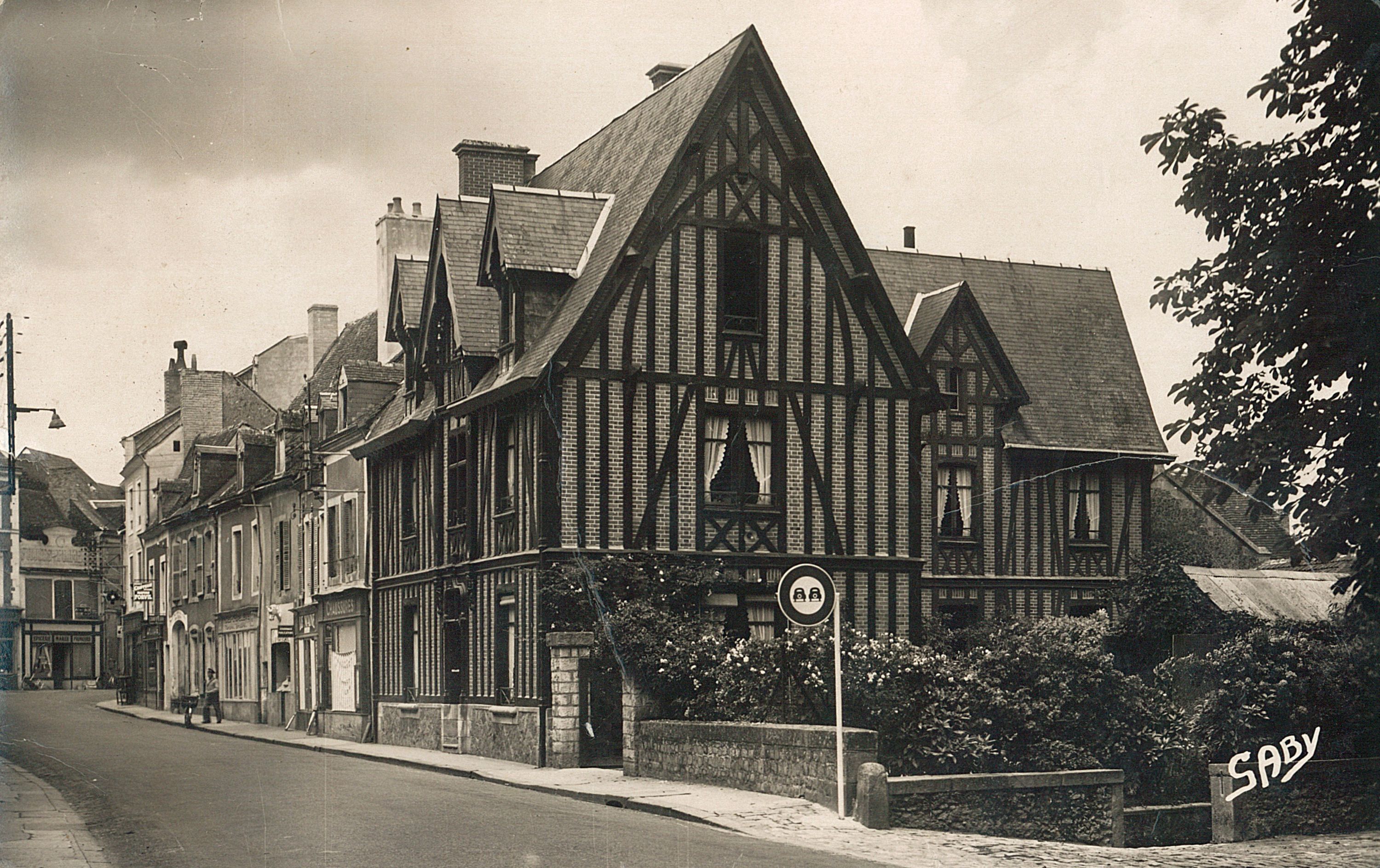 Maison dite maison normande, 18 rue du maréchal Leclerc à Bonnétable.