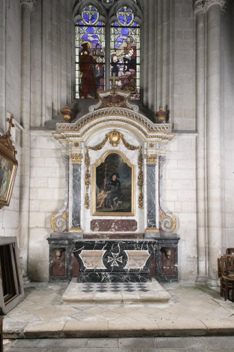 Autel et retable de saint Roch