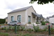 Remise ferroviaire de la compagnie des tramways de la Mayenne, puis mairie - 5 rue Nationale, Saint-Jean-sur-Erve