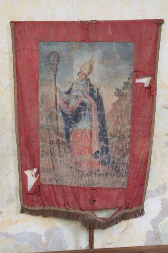 Bannière de procession de l'Immaculée Conception et de saint Martin