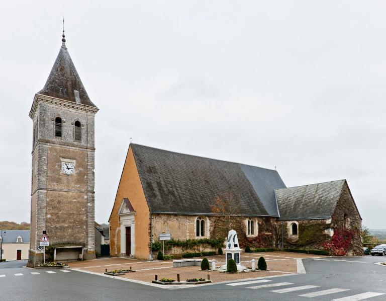 Le bourg de Pruillé-l'Éguillé