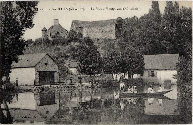 Moulin à farine, actuellement maison - le Moulin-de-Montguyon, Saulges