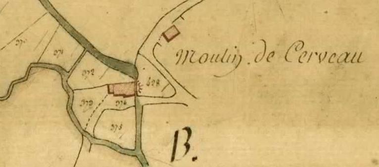 Les moulins de la commune de Thoiré-sur-Dinan