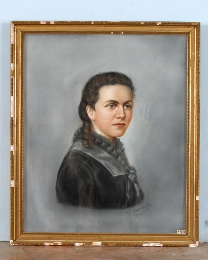 Dessin : portrait de Marie Robert - Collection Robert-Glétron