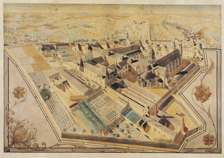 Ancienne abbaye de Fontevraud, puis prison, actuellement centre culturel de rencontre (Centre culturel de l'Ouest), place des Plantagenêts, Fontevraud-l'Abbaye