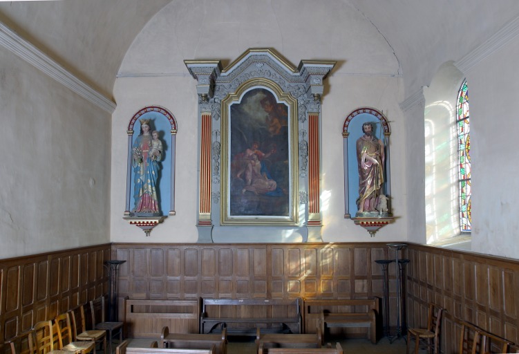 Retable - Église paroissiale Saint-jean-Baptiste, Saint-Jean-sur-Erve