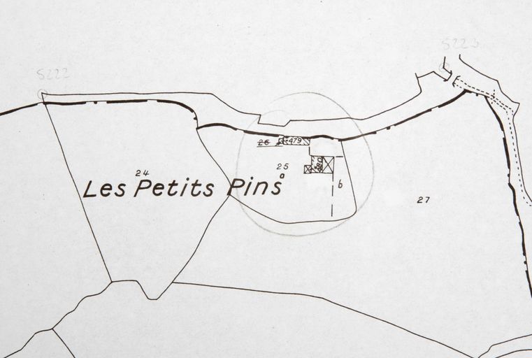 Ferme, actuellement maison - les Pins, actuellement les Petits-Pins, Saint-Léger