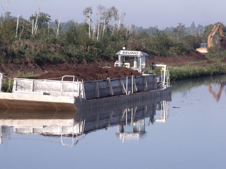 L'extraction de la tourbe