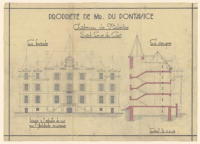 Demeure dite château (vestiges), Malortie