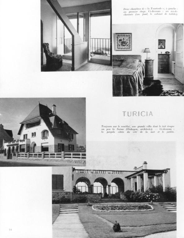 Maison dite villa balnéaire Laetitia puis Thuricia, 37, 38, 39 boulevard de l'Océan