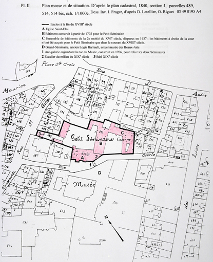Prieuré Saint-Eloi, dit prieuré Saint-Gilles-du-Verger, puis petit séminaire, actuellement temple et siège des cours municipaux