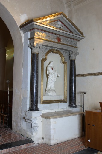 Ensemble de deux retables latéraux - Église paroissiale Saint-Jean-Baptiste, Saint-Jean-sur-Erve