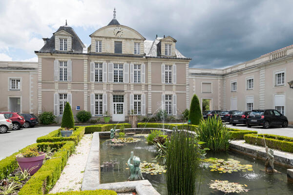 Château de Sainte-Gemmes, puis asile d'aliénés actuellement hôpital psychiatrique dit Centre de Santé Mental Angevin (CESAME)