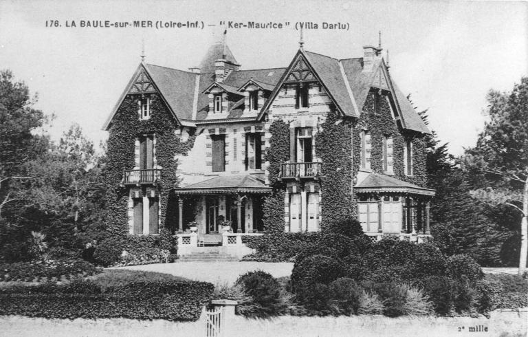 Maison dite villa balnéaire Ker Maurice puis le Château, 7 avenue des Evens