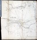Plan de la ville du Lude en 1748.
