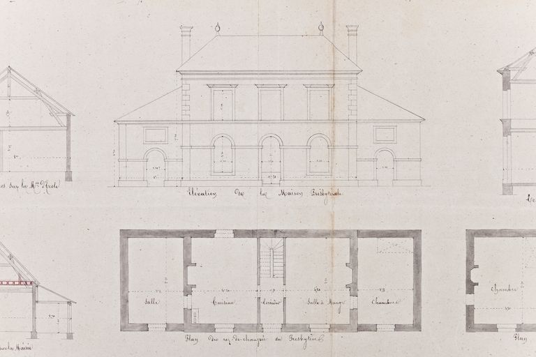 Maison de maître puis presbytère, actuellement restaurant